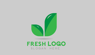 Fresh Logo app branding design fashion flyer freelance graphic design icon illustration logo paper