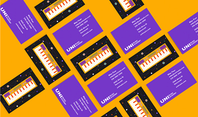 uni music school business card