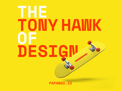 Time for a 900 - papango.io design design studio papango poster design skateboarding story tony hawk