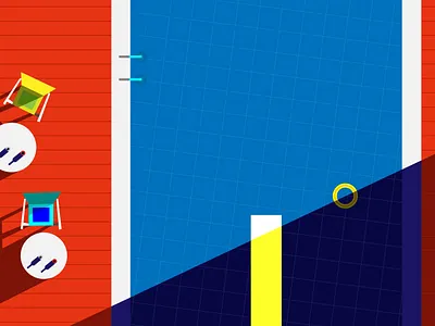 Pool illustration vector