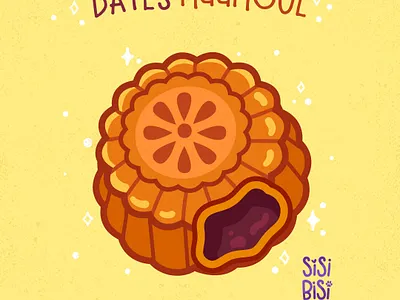 Dates Maamoul bisi cat cook dates dessert eid evil eye fez filling food illustration lebanon maamoul mezza sisi sweets yummy