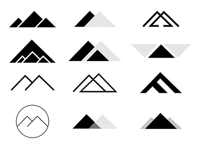 mountain logo exploration dailyui ideation mountain outdoor outdoor logo