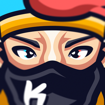 Ninja Logo branding design esports gaming icon identity illustration letter logo mascot