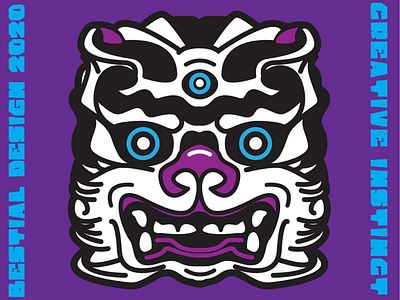 BESTIAL DESIGN adobe animal badge bestial branding illustration vector