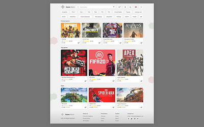 Gaming Store design gaming gamingplatform gamingstore gamingwebpage ui uidesign uiuxdigitaledu user interface design userinterface ux webdesign webdesigner website
