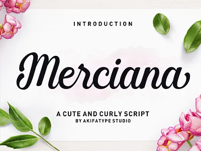 Merciana Script bold font branding calligraphy clean elegant handmade logo modern typeface typography wedding