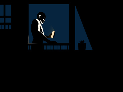 Lonely Call, Beware! alone digitallife flat illustration life man minimal smartphone vector