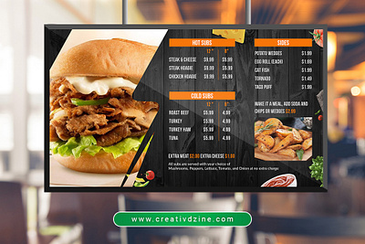 Digital Menu Screen digital menu menu menu design menu screen