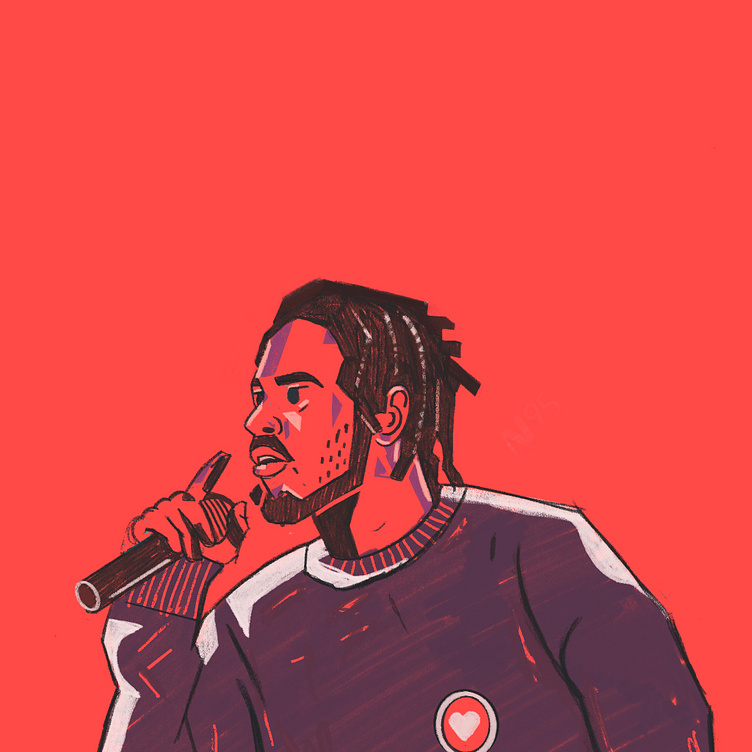 Kendrick Lamar by Arunas Kacinskas on Dribbble