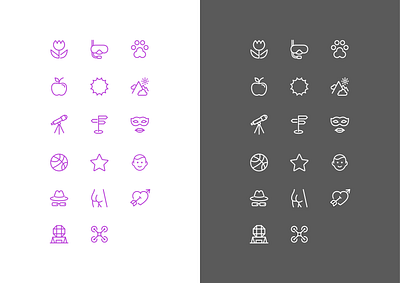 Icon set branding icon set