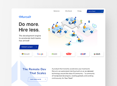 Marketing Website Design illustraion interaction design landing page website design