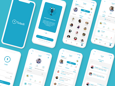 Tinbolt - Redesign app apprentice card design learning app mentor ui design