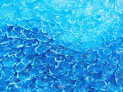 Poison acrylic brush color illustration paint palette sea