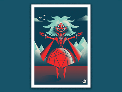 Classic Monsters - Hellsa the Witch! classic horror evil horror illustration monster scary witch