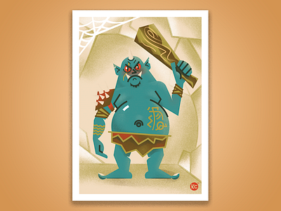 Dungeon Monsters - Ugak the Orc! dungeons dragons dungeons and dragons illustration monster orc scary