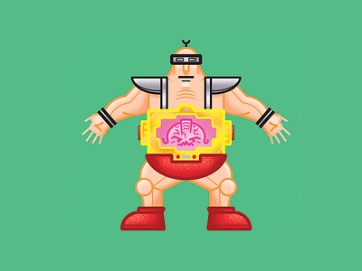 Mini Monsters - Krang illustration krang monster teenage mutant ninja turtles tmnt