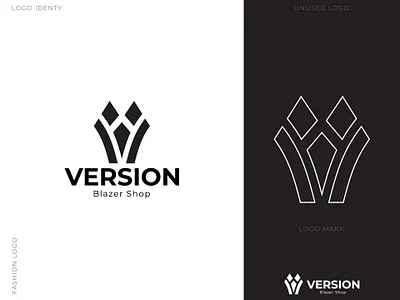 "VERSION" Blazer Shop Branding Design 2020 branding cloth branding cloth logo fahshion logo fashion branding fashion design logo flat logo minimalist logo pixidiamond unique logo