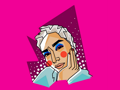 Self portrait illustration art artist artwork characterdesign creative design digitalart digitalillustration digitalpainting doodle draw drawing dribbbl illustration illustrator ink painting selfportrait sketch