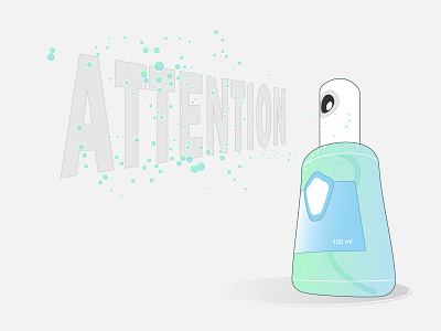 Antiseptic antiseptic art bogdan ponomarev bpcncmarev covid disinfection dribbble invite flat health hygiene illusrtation illustration sanitizer vector virus