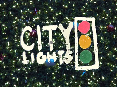 City Lights Album Cover adobe photoshop design logo vector