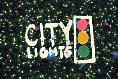 City Lights Album Cover adobe photoshop design logo vector