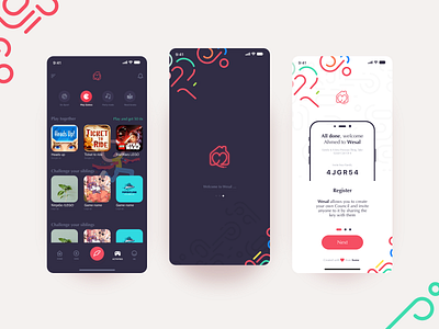 Family and Friends , Mobile app family fun gaming ios red social network socialmedia uidesign ux ui