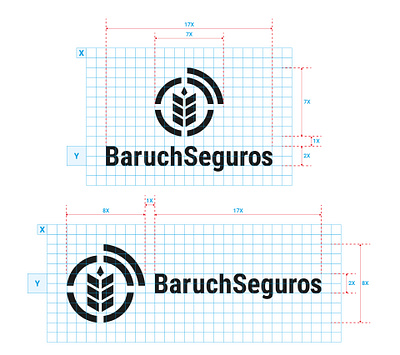 Baruch Seguros • Visual Identity brand brand identity branding brands grids identidade visual logo logotipo marcas project visual identity