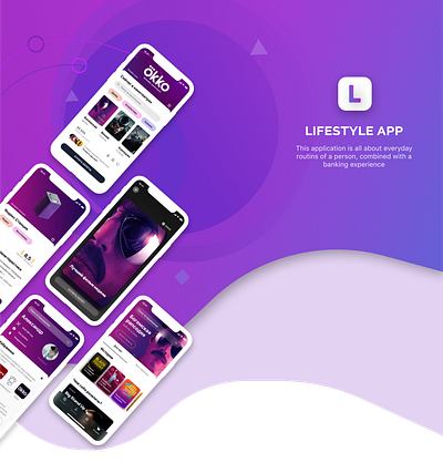 Lifestyle App app lifestyle mobile ui ux