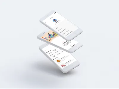 E-commerce Mobile App Mockup clean graphic design illustration minimal ux website