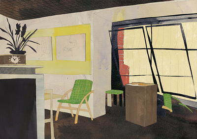 Shot #11765138 illustration room