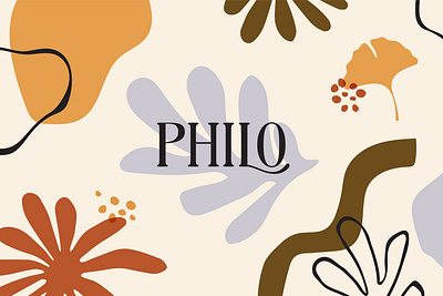 Philo ReBrand background brand identity branding floral florist flower greenville hand drawn hand lettering illustration logo matisse modern pattern simple typography