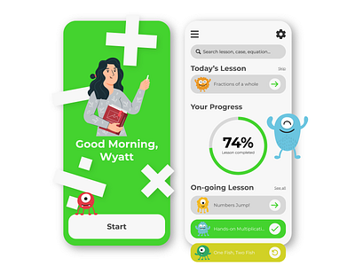 Math Lesson App for Kids appdesign behance branding creative designer designinspiration dribbble graphic design graphicdesign graphicdesigner illustration illustrator logo ui uidesign uiux userexperience userinterface uxdesign webdesign