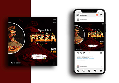 Instagram Post Design ad design ads design banner banner ads food instagram banner instagram post post