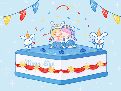 百分之百是你的六一快乐 illustration