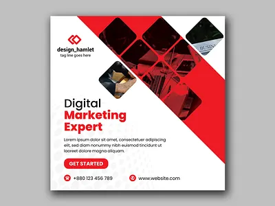 Digital Media Marketing corporate design digital marketing green design luxury design red design yellow design