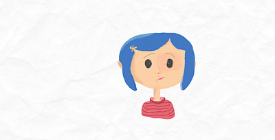 Coraline Illustration cartoon character character design coraline design illustration