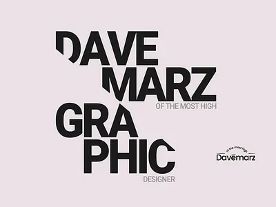 Davemarz designerrr branding design designer flat logo logo design logos minimal typography ui