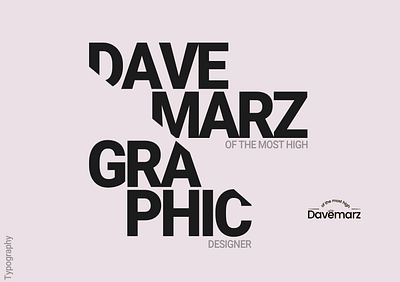 Davemarz designerrr branding design designer flat logo logo design logos minimal typography ui