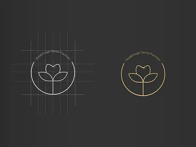 Logo Design brand identity branding circle logo design designideas icon idea logo logo design minimal minimalist petal rose trust typography values vector