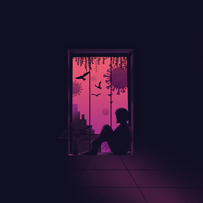 A curse for humans, a blessing for Mother Earth. @illustration adobe adobe photoshop branding design dribble dribble shot dribbleartist hellodribble illustration minimal vector