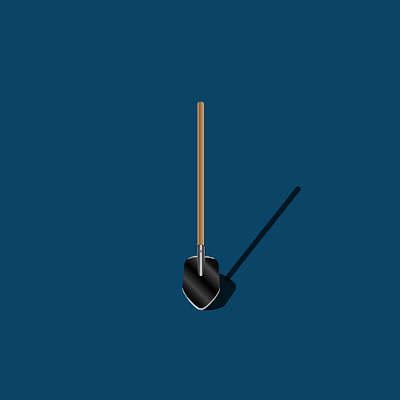 shovel abstract business button illustration shovel vector web