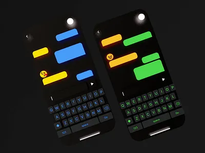 Chat 3D Animation 3d animation animation 3d app application camera chat colors concept design emoji interface keyboard texting ui user experience user interface ux
