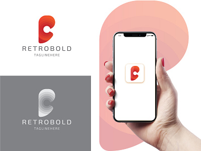 retrobold logo bold branding business colour logo illustration logo logo design logo design branding logo design concept logo designer logo designs logo mark logodesign logos logotype r letter r letter logo r logo red logo retro