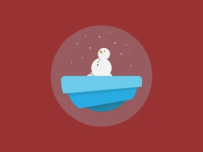 Little Snowman frosty ice illustration snow snowman winter