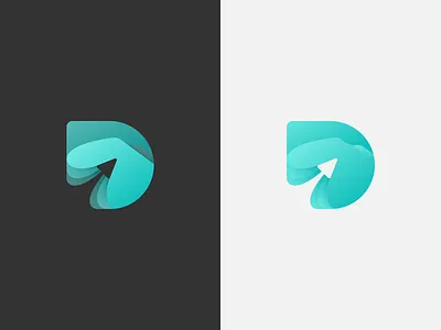 DSA Practice logomark branding hills landscape logo logomark paper airplanes teal