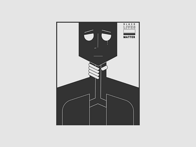 Black lives matter illustration black lives matter character design george floyd graphic design illustration minimal poster typography