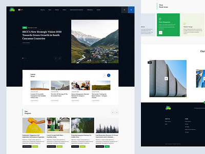 REC Redesign Concept branding design inspiration interaction ui ui design ux ux design web web design