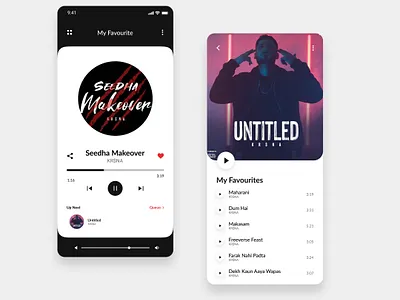 Music Player App Concept Deign appdesign behance dailyui interfacedesign ui uichallenge uidesign uidesigninspiration userexperience webdesign