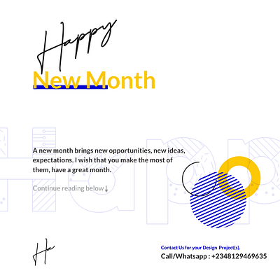 New Month Design brandidentity