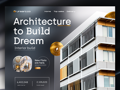 Architecture Website Design architect architecture architecture design building construction interior architecture landing page property real estate real state web ui web design website design